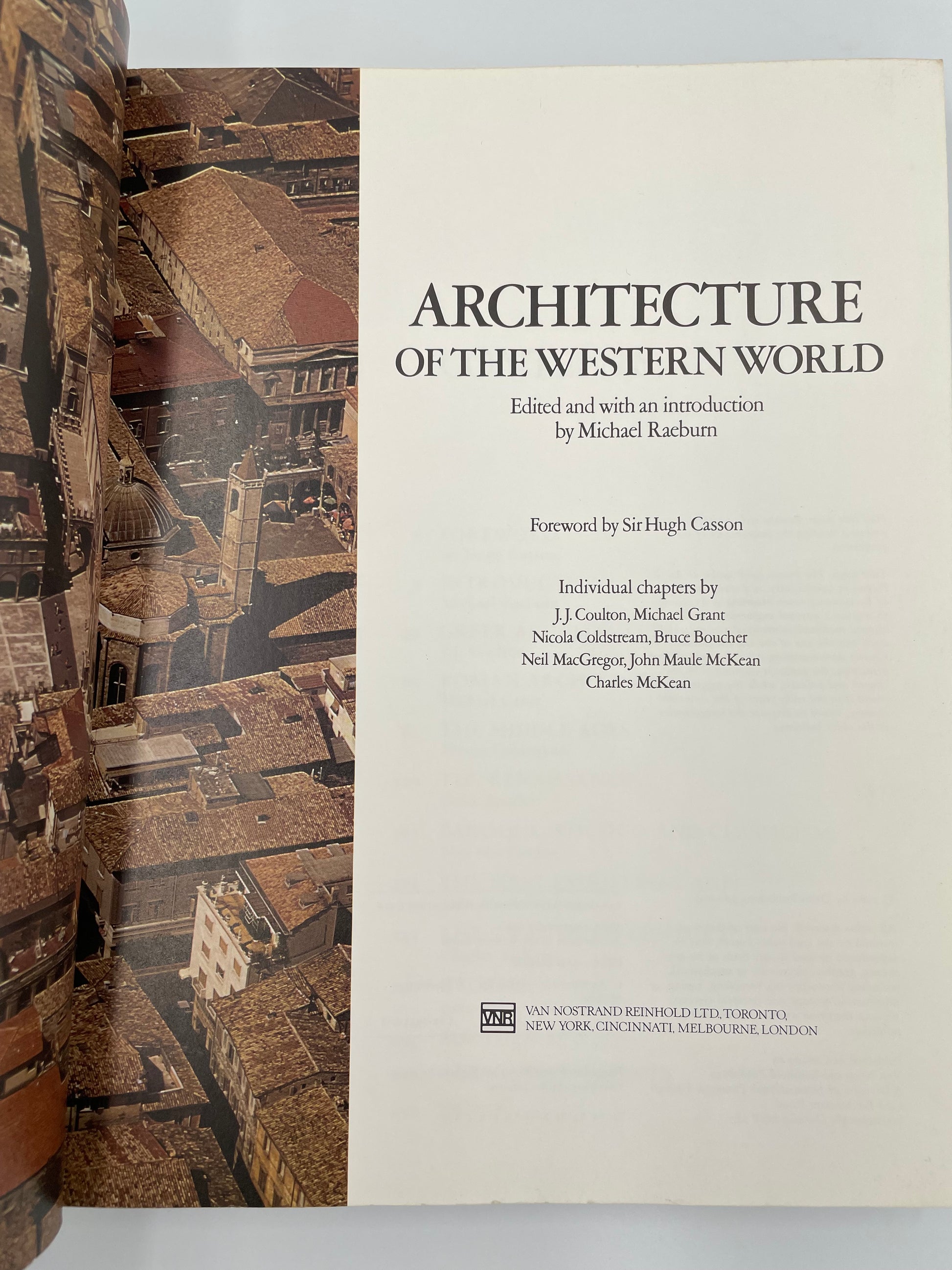 Title page of ‘Architecture of the Western World’ by Michael Rayburn