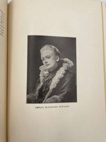 Illustration of Amelia Edwards from masterpieces of the world's literature, 1898