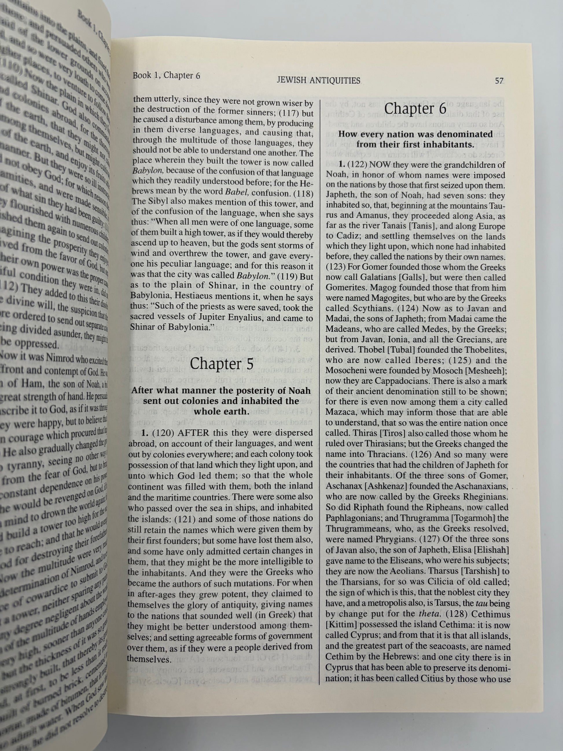 Random page 57 from the book, 'The New Complete Works of Josephus'.