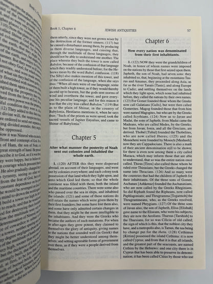 Random page 57 from the book, 'The New Complete Works of Josephus'.
