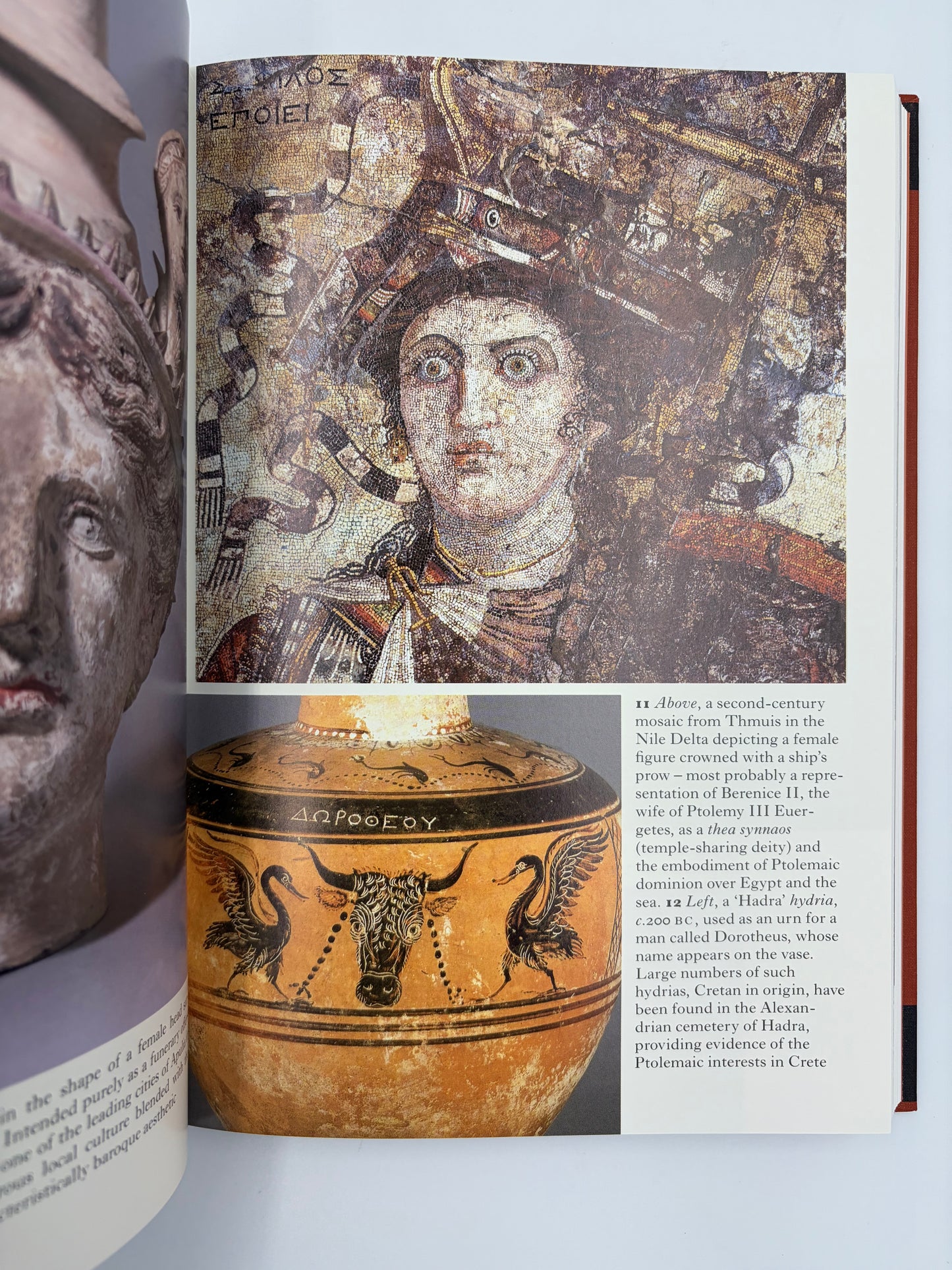 Illustrations of pottery and mosaic from The Folio History of Ancient Greece: The Hellenistic Age.