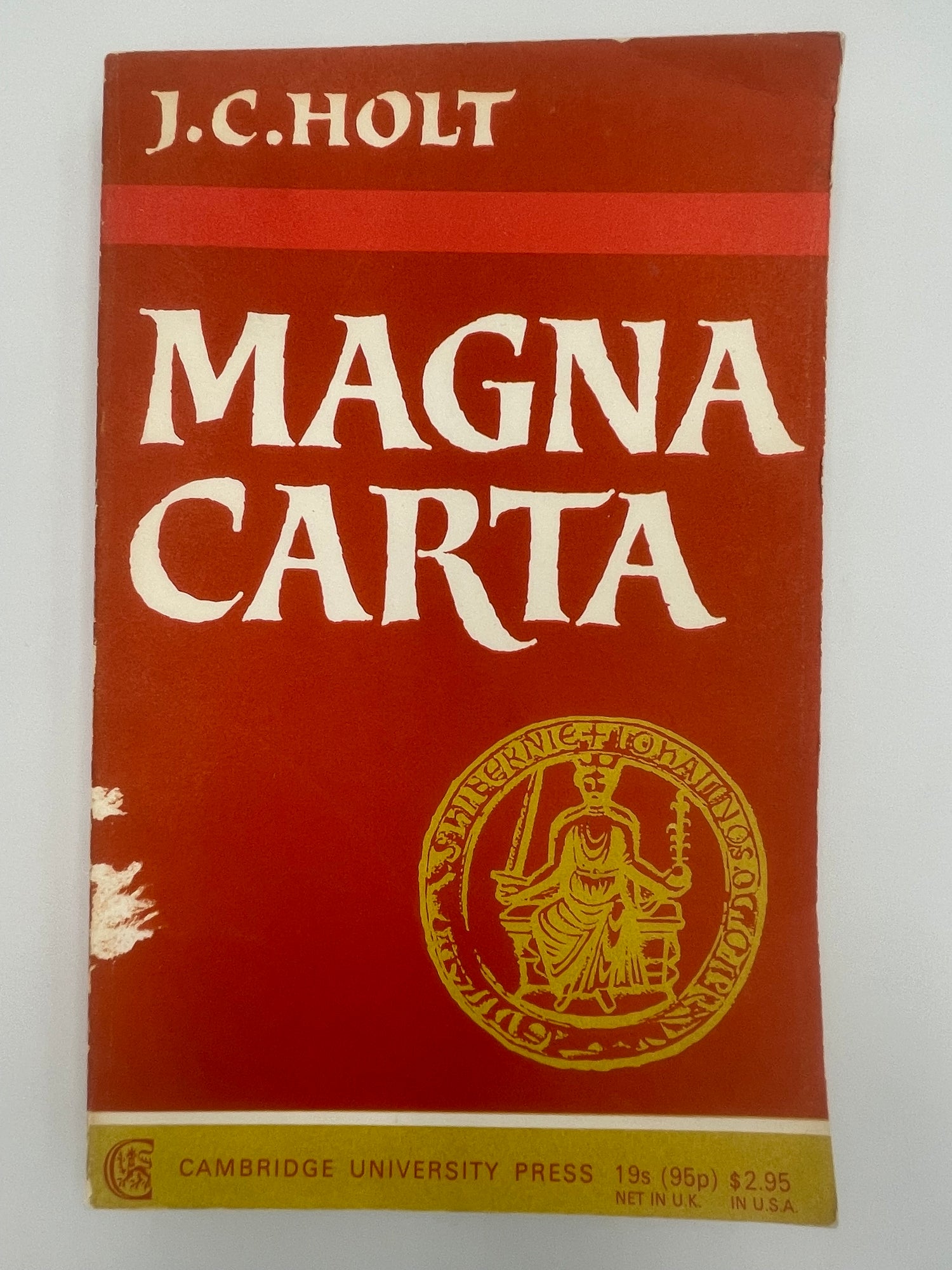 Book cover of ‘Magna Carta’ by J.C.Holt 