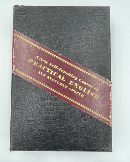 A New Self-Teaching Course in Practical English and Effective Speech by Estelle B. Hunter (Complete 15 volume set)