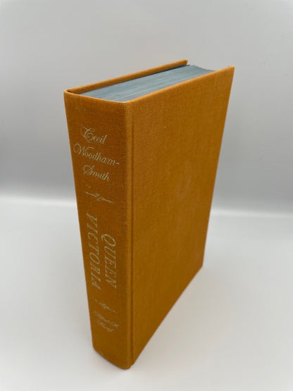 Book Cover and spine of "Victoria from her Birth to the Death of the Prince Consort" by Cecil Woodham-Smith (1973 edition).
