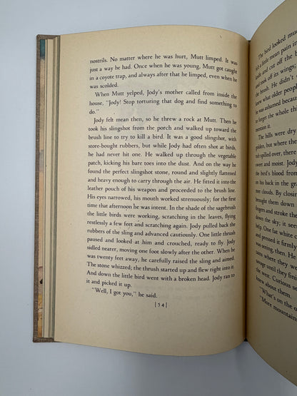 Random page 24 from the book, 'The Red Pony' by John Steinbeck. 