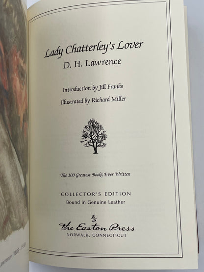 Title page from "Lady Chatterley's Lover" by D.H.Lawrence (Easton Press 2005 edition) 