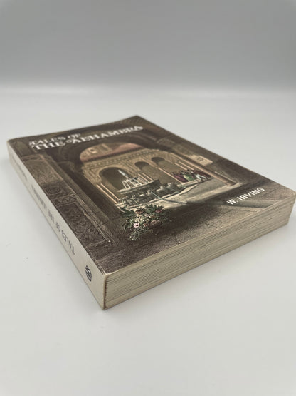 Book cover and spine of 'Tales of the Alhambra' by Washington Irving.