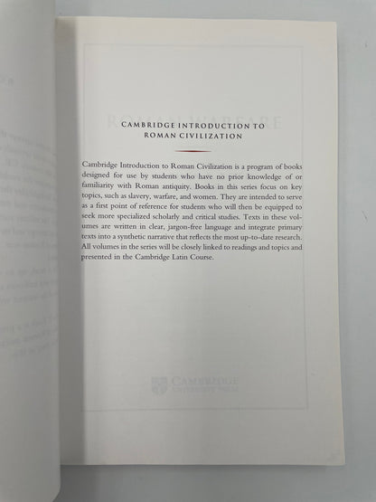 Introductory page of, ‘Roman Warfare’ by Jonathan P. Roth.