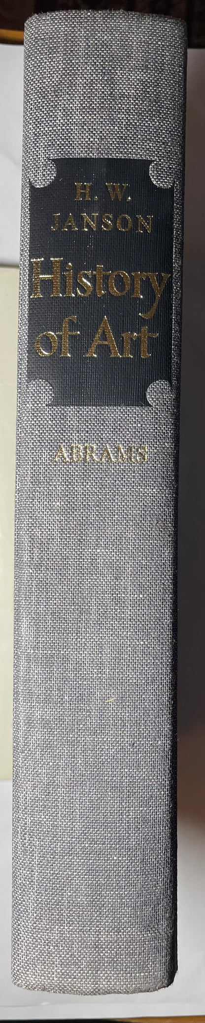 Spine without Jacket of "History of Art: A Survey of the Major Visual Arts from the Dawn of History to the Present Day"