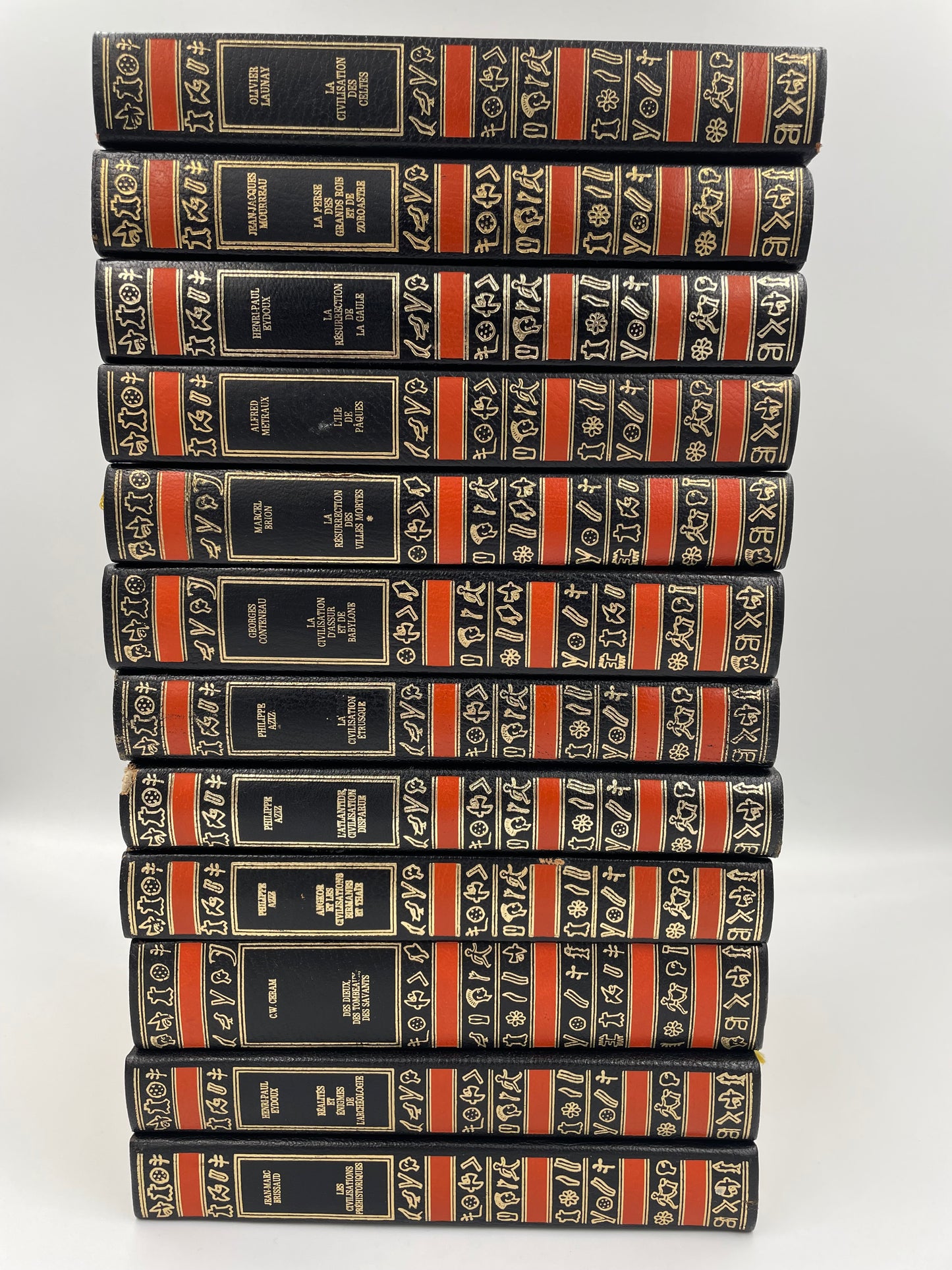 Grandes Civilisations Disparues – 12 Volume Partial Set (Éditions Famot, Genève, 1977)