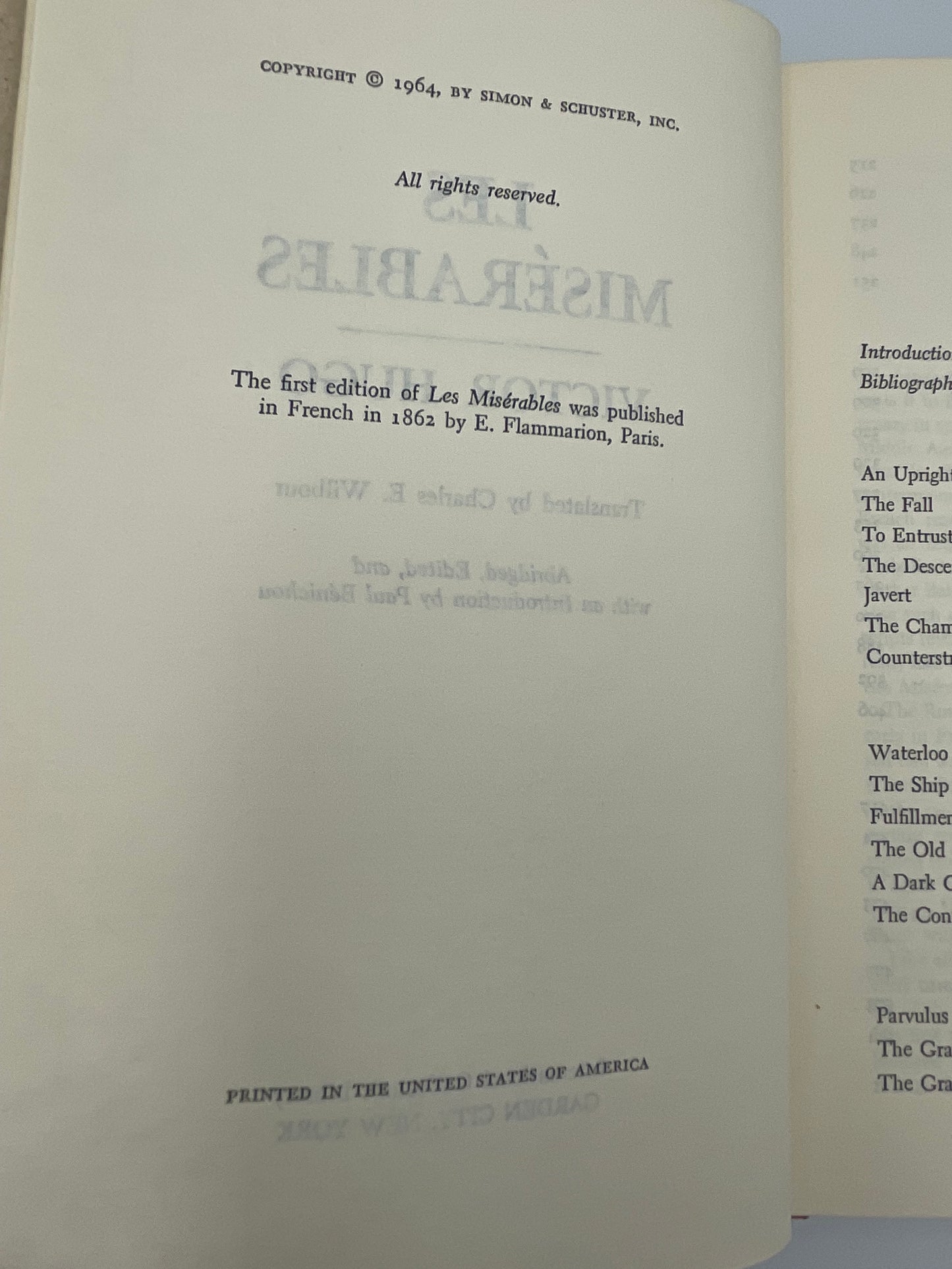 Les Miserable by Victor Hugo (International Collector's Library)