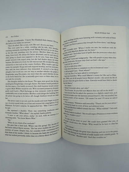 Random open pages of 472 and 473 of ‘World Without End’ by Ken Follett