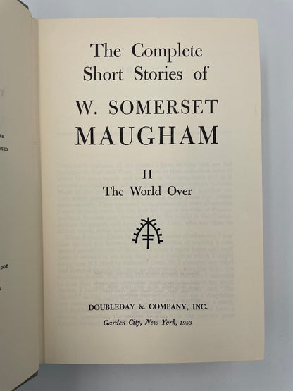 Title page from, 'The Complete Short Stories of W. Somerset Maugham Volume 2 – The World Order'. 