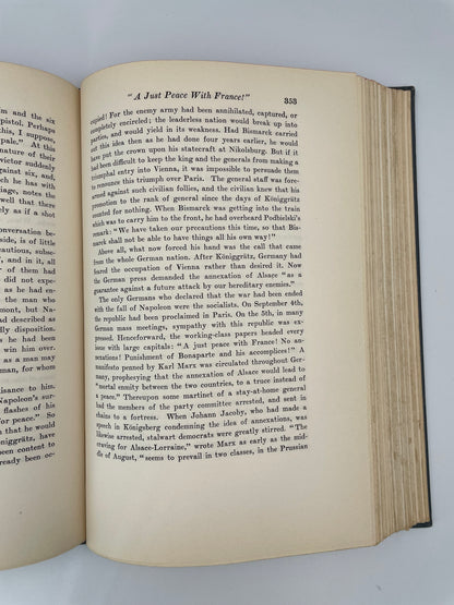 Random page 353 from "Bismarck the Story of a Fighter’" by Emil Ludwig, 1928 Edition