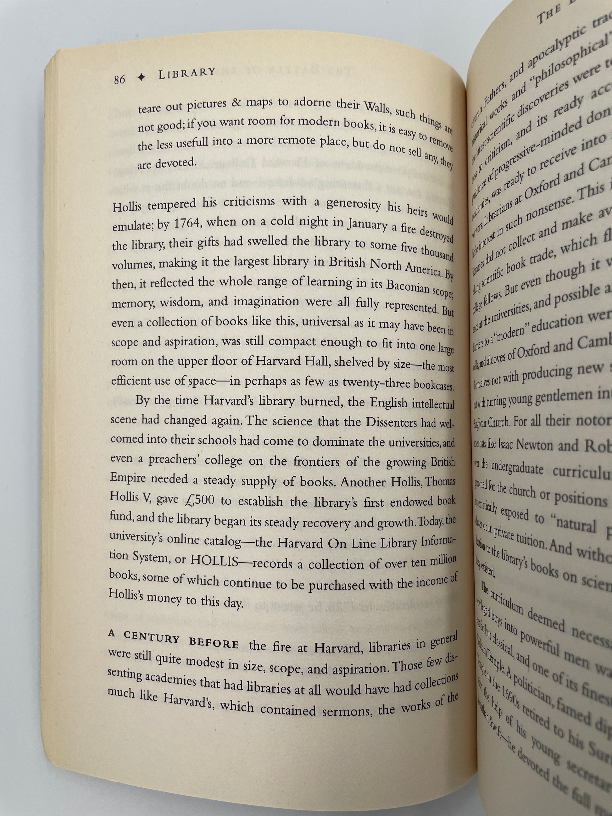 Random page 86 from 'Library: An Unquiet History' by Matthew Battles.