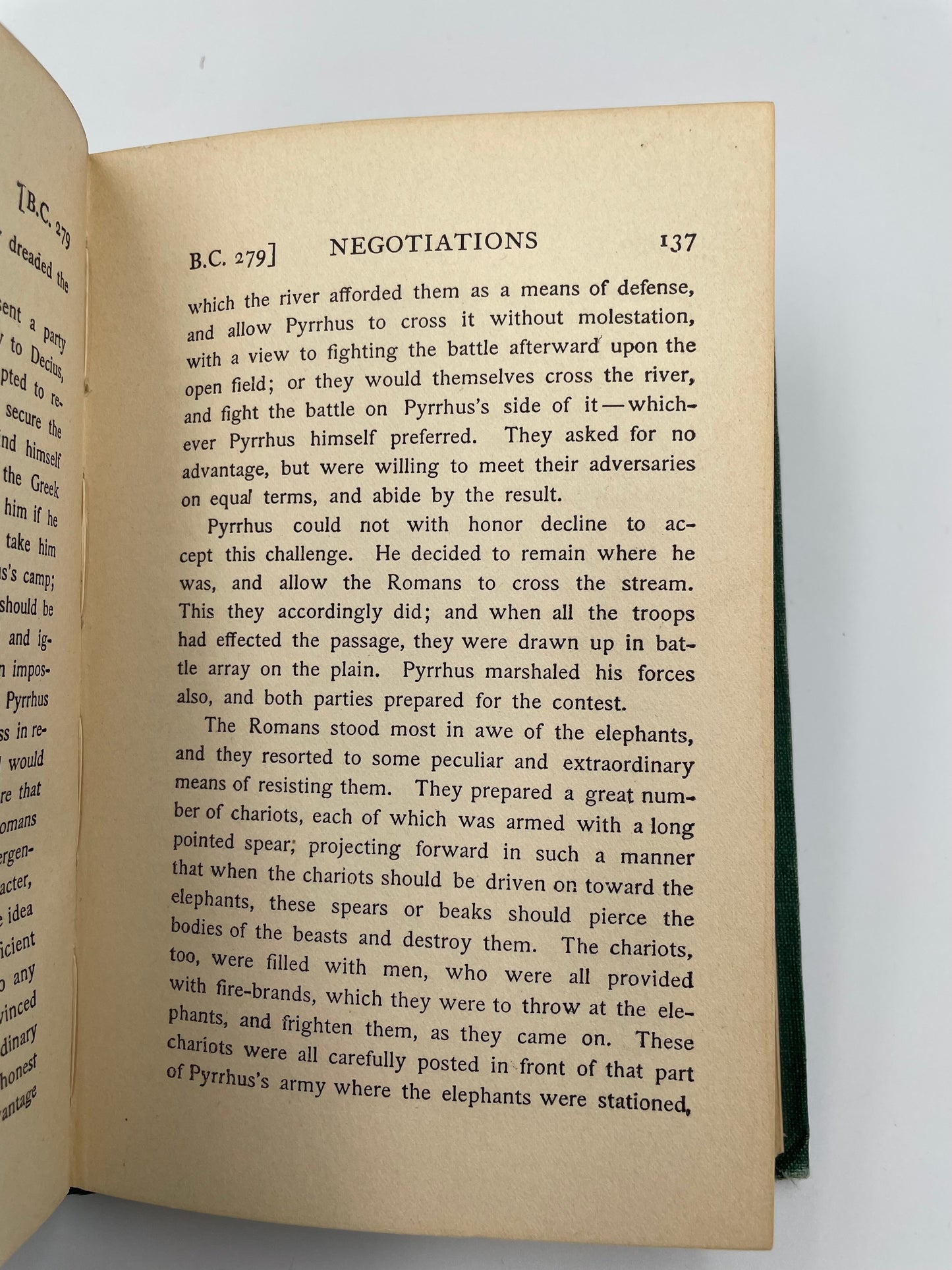 Page 137 from ‘Makers of History: Pyrrhus’ by Jacob Abbott.