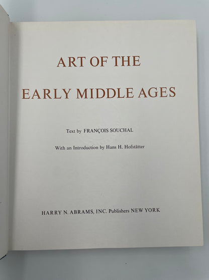 Title page of ‘Art of the Early Middle Ages’ 