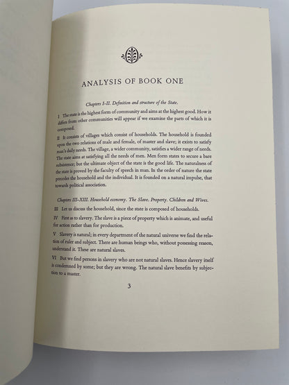 Politics & Poetics. By Aristotle (Translated by Benjamin Jowett and B.H. Butcher. Illustrations by Leonard Baskin)
