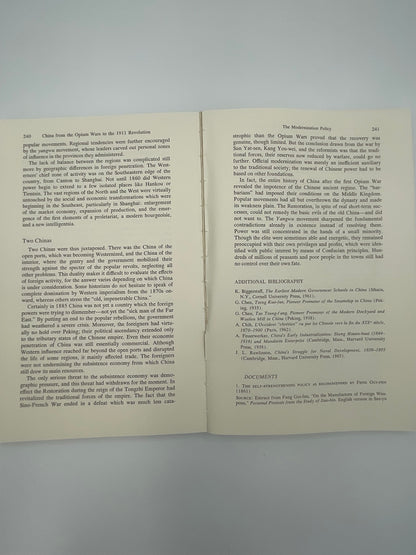 Random pages 240 and 241 from ‘China: From the Opium Wars to the 1911 Revolution’.