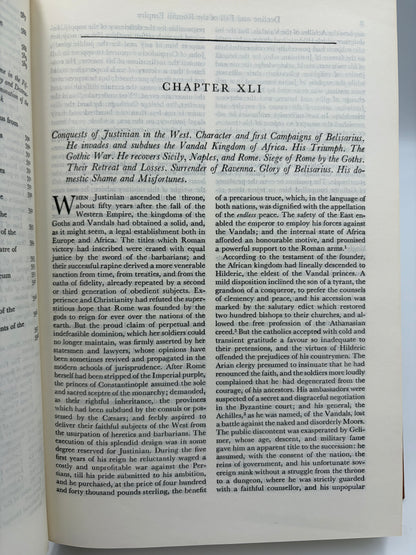 Page titled Chapter XLI from Volume 2 from 'The Decline and Fall of the Roman Empire' 