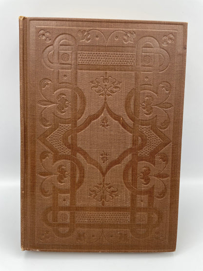 Beautiful green cloth bound book cover from "The Great Events by Famous Historians" 1905 Edition 