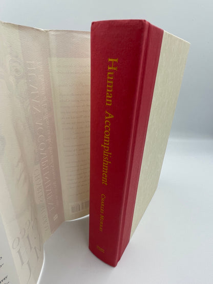 Book cover without jacket of "Human Accomplishment: The Pursuit of Excellence in the Arts and Sciences, 800 B.C. to 1950" by Charles Murray