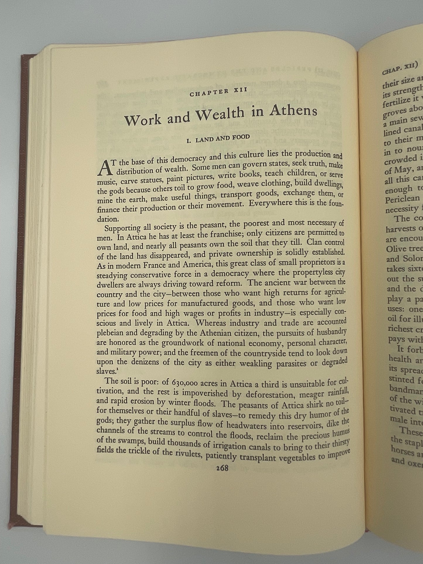 Random page 268 from ‘The Life of Greece’ by Will Durant 