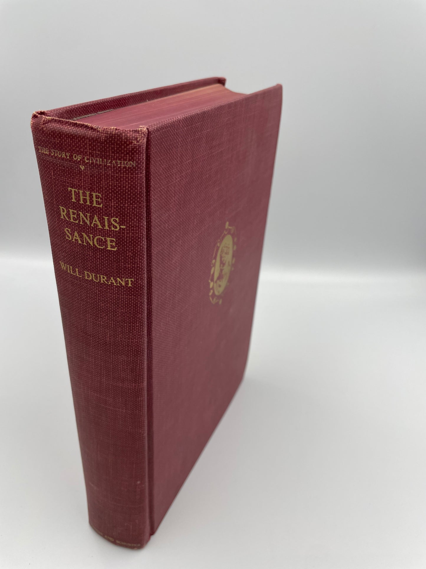Spine and cover ‘The Renaissance’ by Will Durant 