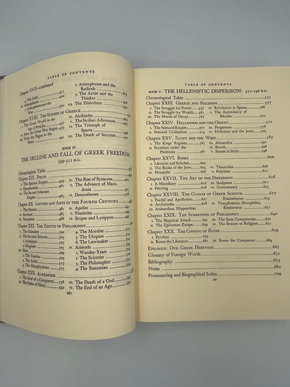 More content pages from ‘The Life of Greece’ by Will Durant 