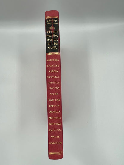 The Fifteen Decisive Battles of the World – Sir Edward Creasy | Heritage Press 1969 w/ Slipcase