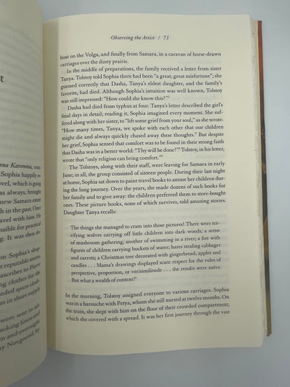 Random page 73 of ‘Sophia Tolstoy. A Biography’ by A. Popoff 