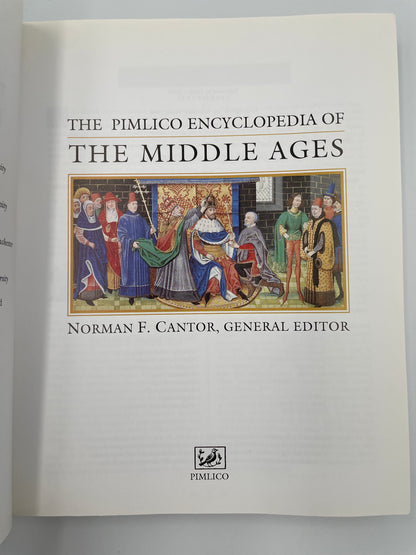 Title page of "The Pimlico Encyclopedia of the Middle Ages" 