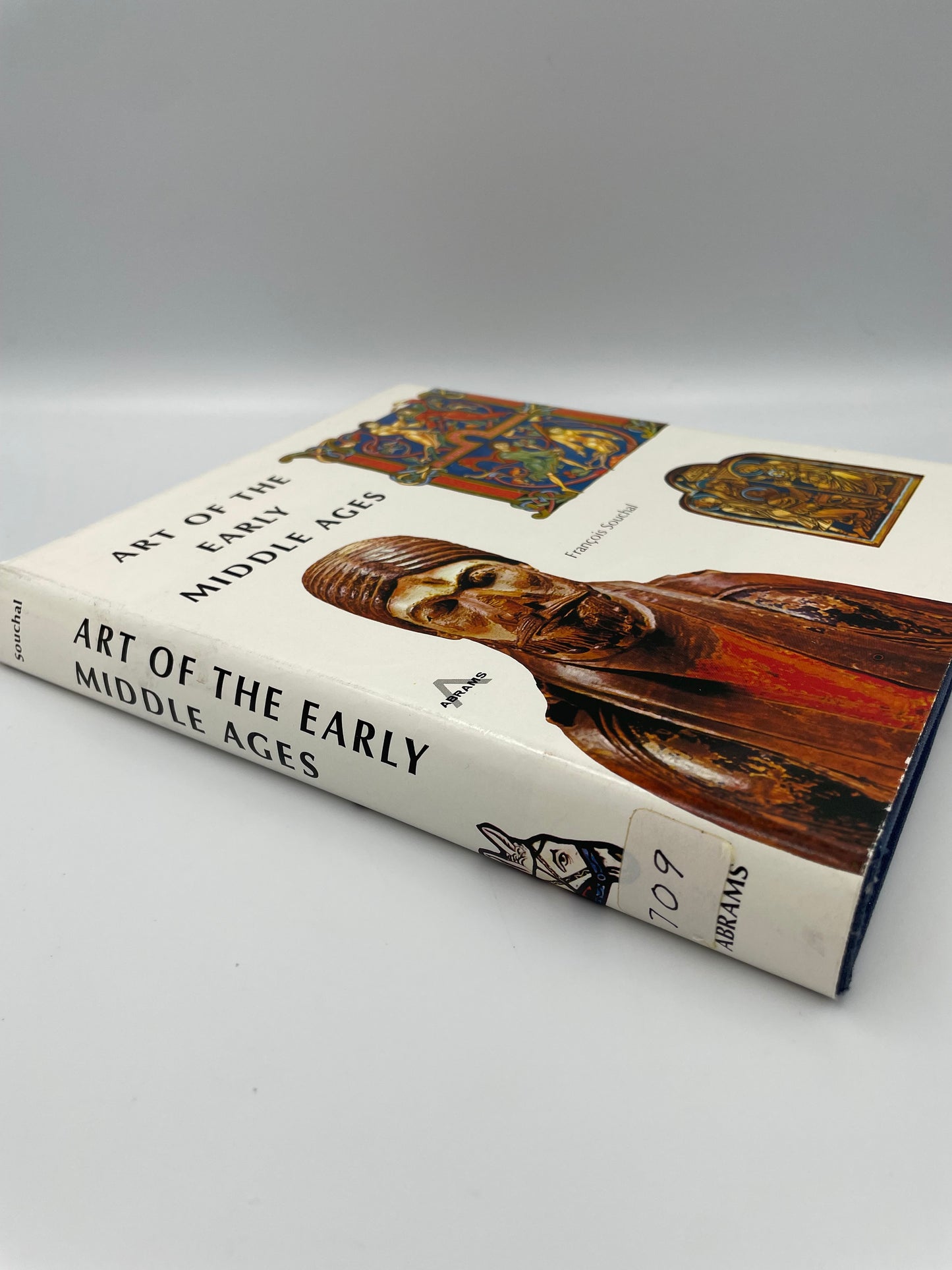 Book cover and spine of ‘Art of the Early Middle Ages’ 