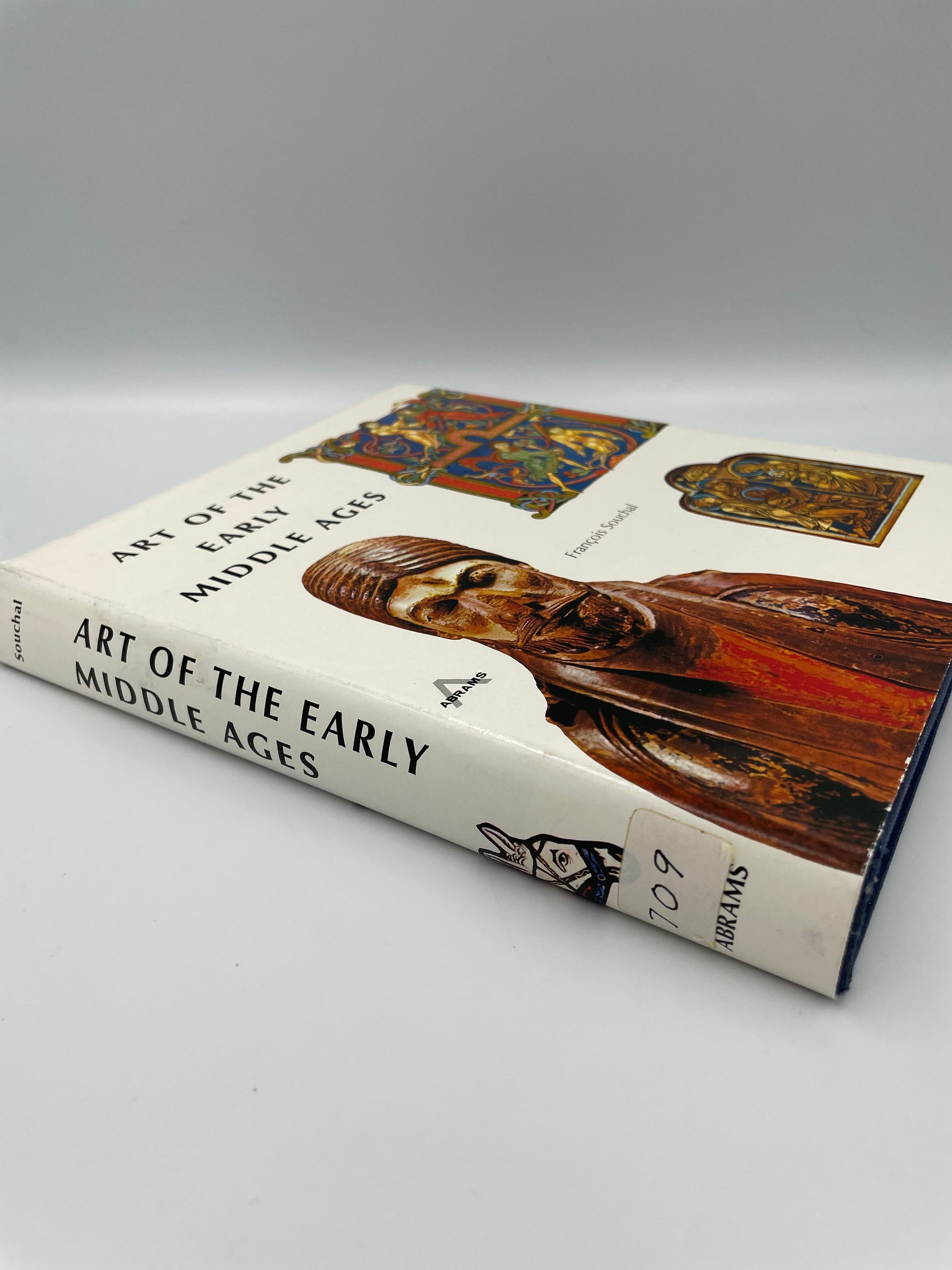 Book cover and spine of ‘Art of the Early Middle Ages’ 