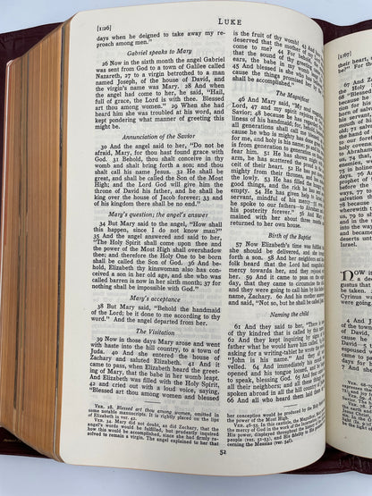 Page from Luke from 'The Marian Bible'.