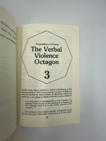 Chapter 3 page from ‘The Gentle Art of Verbal Self-Defence’