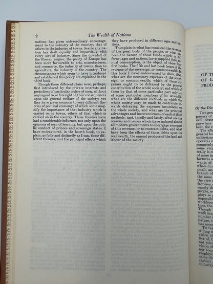 Adam Smith: (Britannica: Great Books of the Western World) An Inquiry into the Nature and Causes of the Wealth of Nations