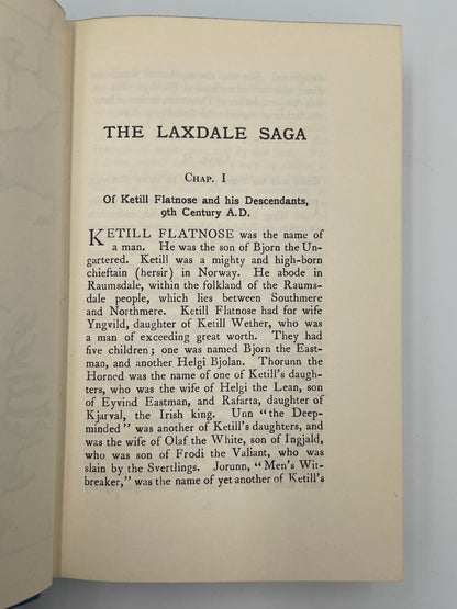 Chapter 1 page from ‘The Laxdale Saga‘.