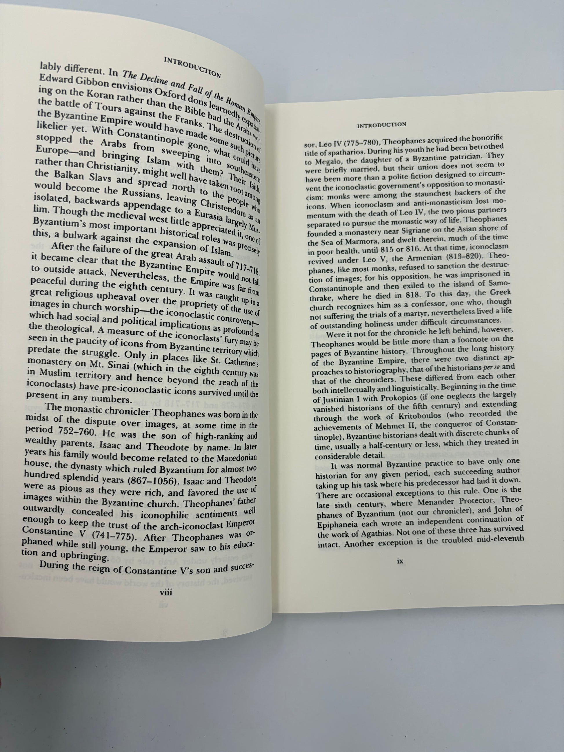 Intro pages continued from 'The Chronicle of Theophanes' by H.Turtledove 