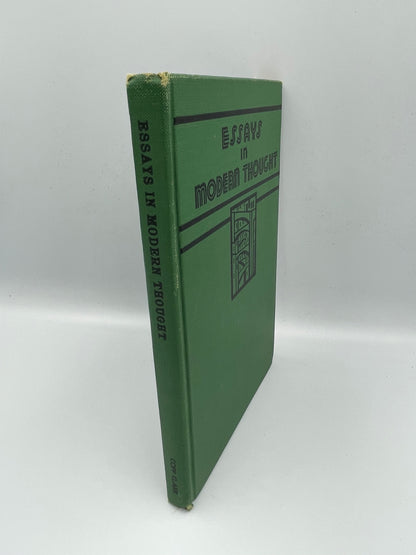Essays in Modern Thought. Edited by Thomas R. Cook.