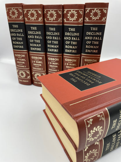The Decline and Fall of the Roman Empire by Edward Gibbon (Complete 7 Volume Set)