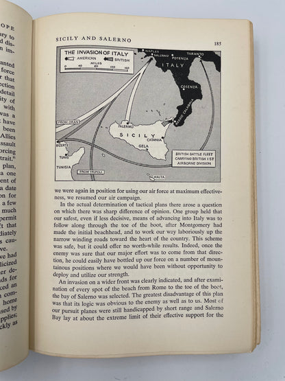 Page 185 on the invasion of Italy from "Dwight D. Eisenhower: Crusade in Europe".