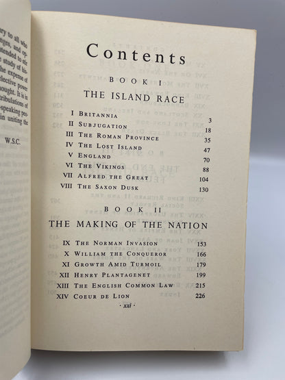 A History of the English-Speaking Peoples by Winston Churchill (4 volume set).