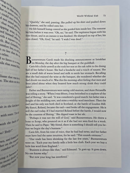 Random page 73 of ‘World Without End’ by Ken Follett