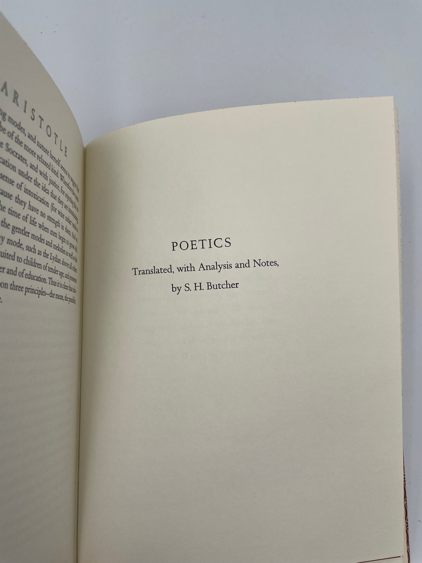 Politics & Poetics. By Aristotle (Translated by Benjamin Jowett and B.H. Butcher. Illustrations by Leonard Baskin)