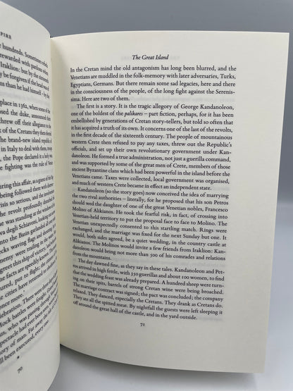 Random page 74 from "The Venetian Empire: A Sea Voyage" by Jan Morris (The Folio Society) 