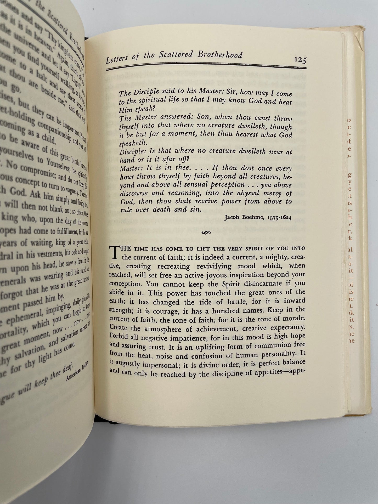 Random page 125 from ‘Letters of the Scattered Brotherhood’. Edited by Mary Strong‘.