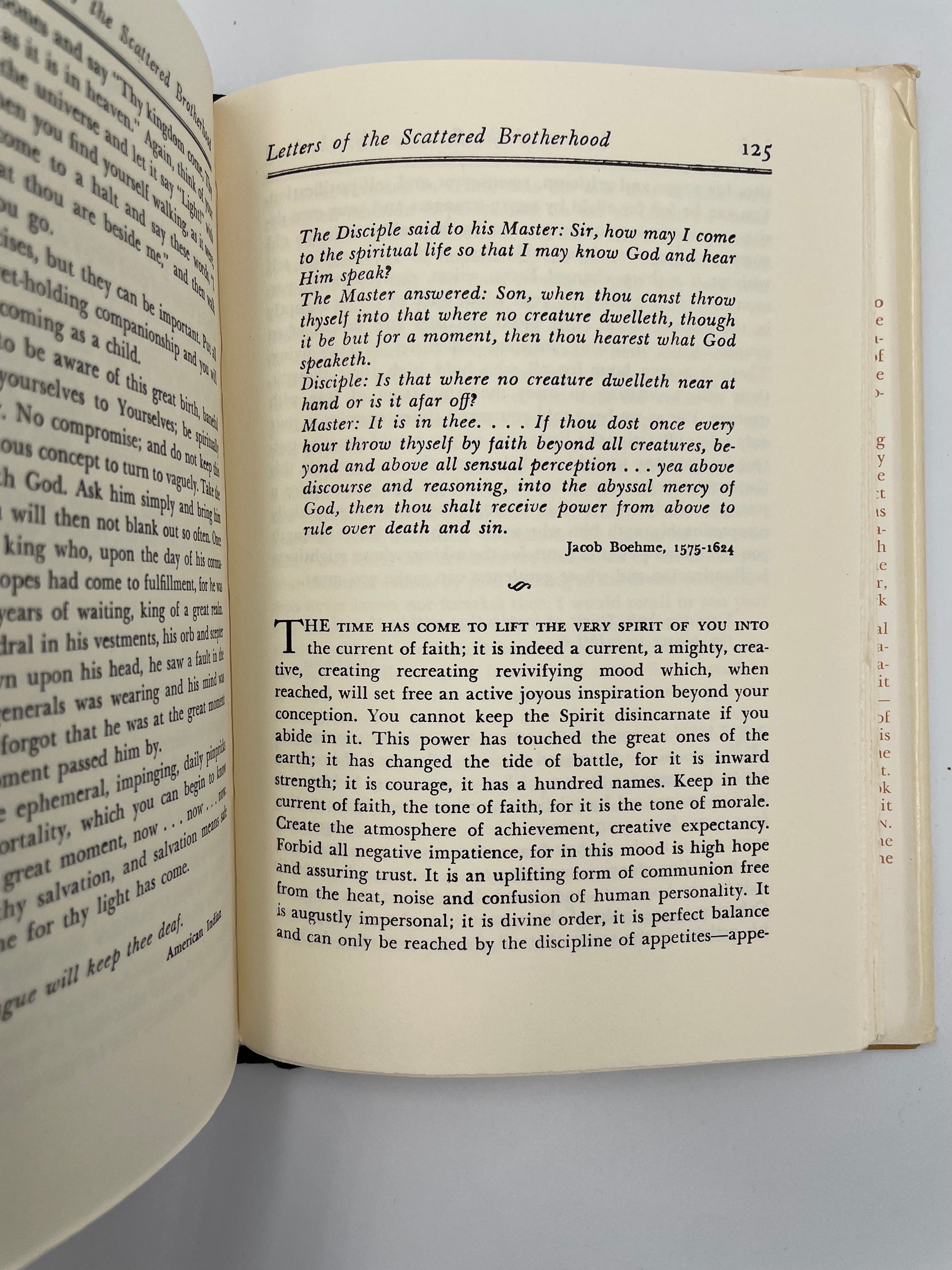 Random page 125 from ‘Letters of the Scattered Brotherhood’. Edited by Mary Strong‘.