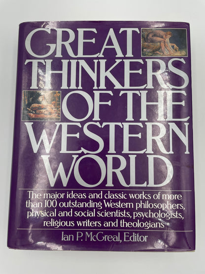 great-thinkers-of-the-western-world-edited-by-ian-p-mcgreal - Book Cover