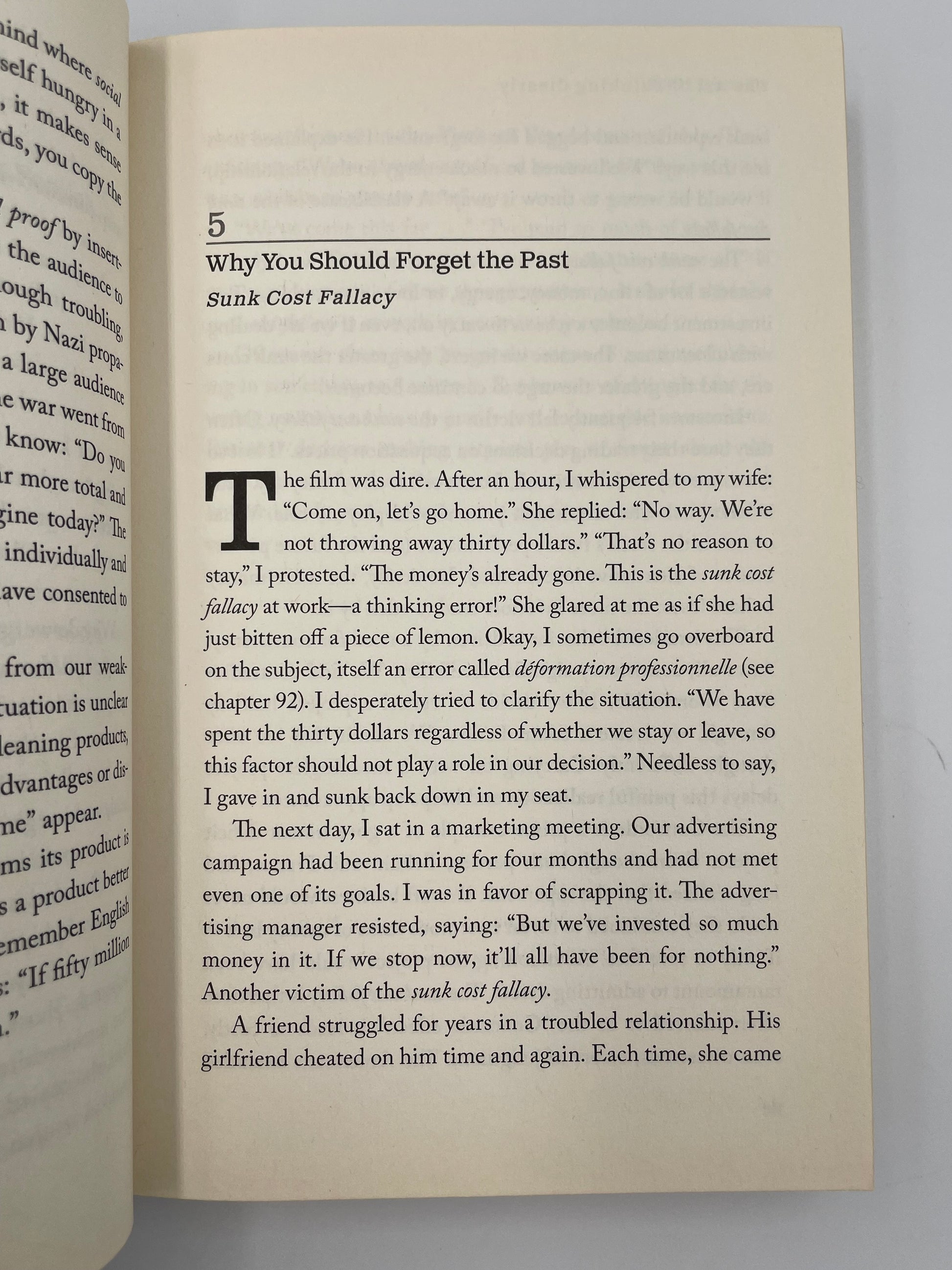Chapter 5 of ‘The Art of Thinking Clearly’ 